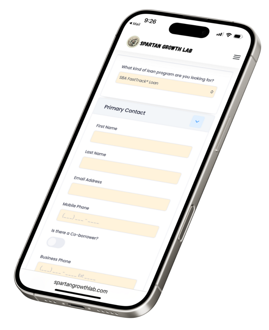 SBA Loan Application